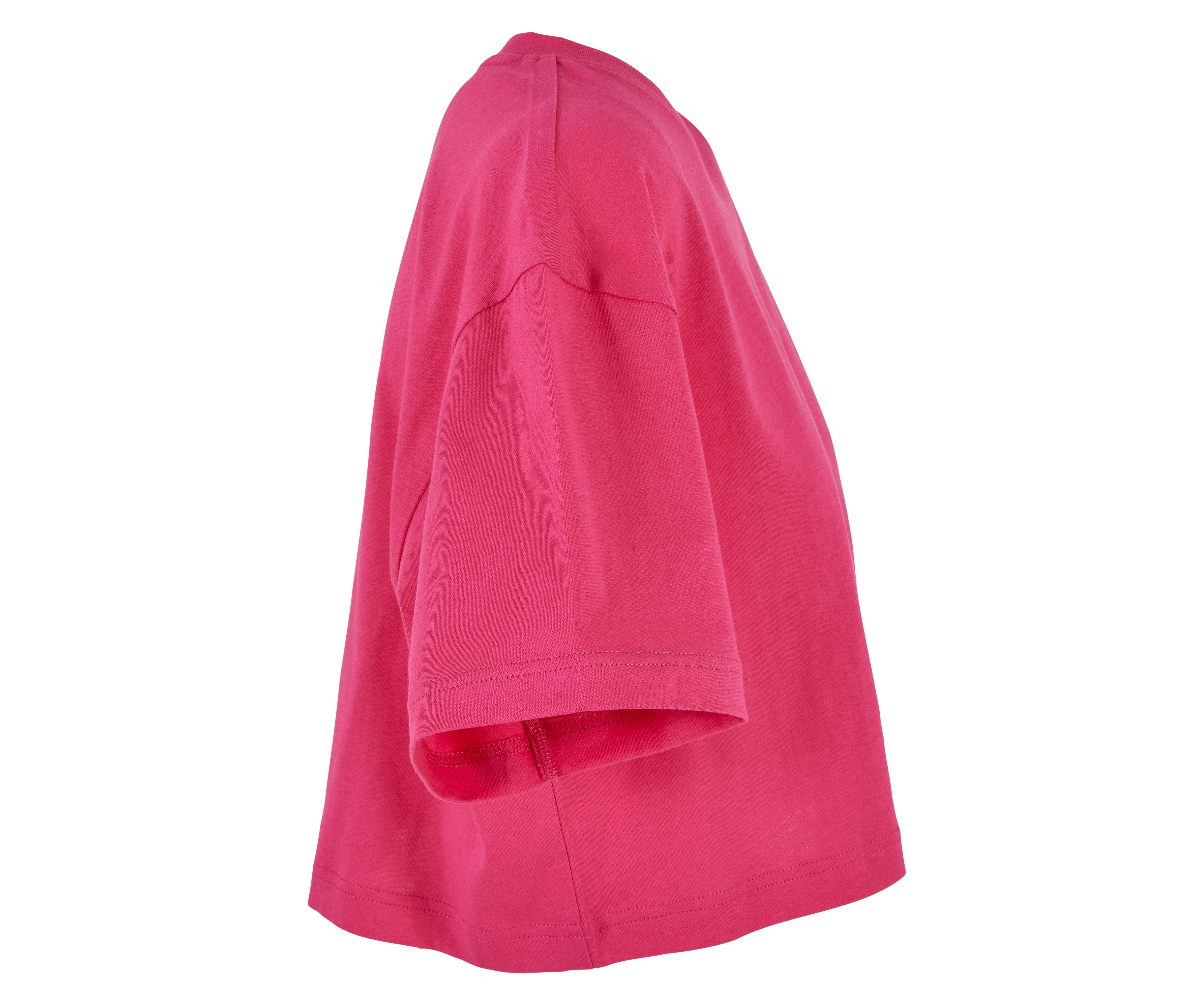 LADIES SHORT OVERSIZED TEE